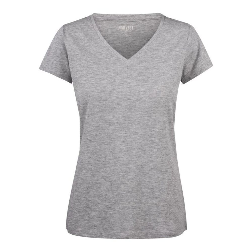James Harvest Womens/Ladies Whailford V Neck / Grey Melange
